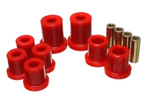 Toyota 4Runner Control Arm Bushing Set - Front - Energy Suspension - Hyper-Flex Performance Polyurethane - Red - `03-`09 Toyota 4Runner Control Arm Bushing Set - Front - Energy Suspension - Hyper-Flex Performance Polyurethane - Red - `03-`09
